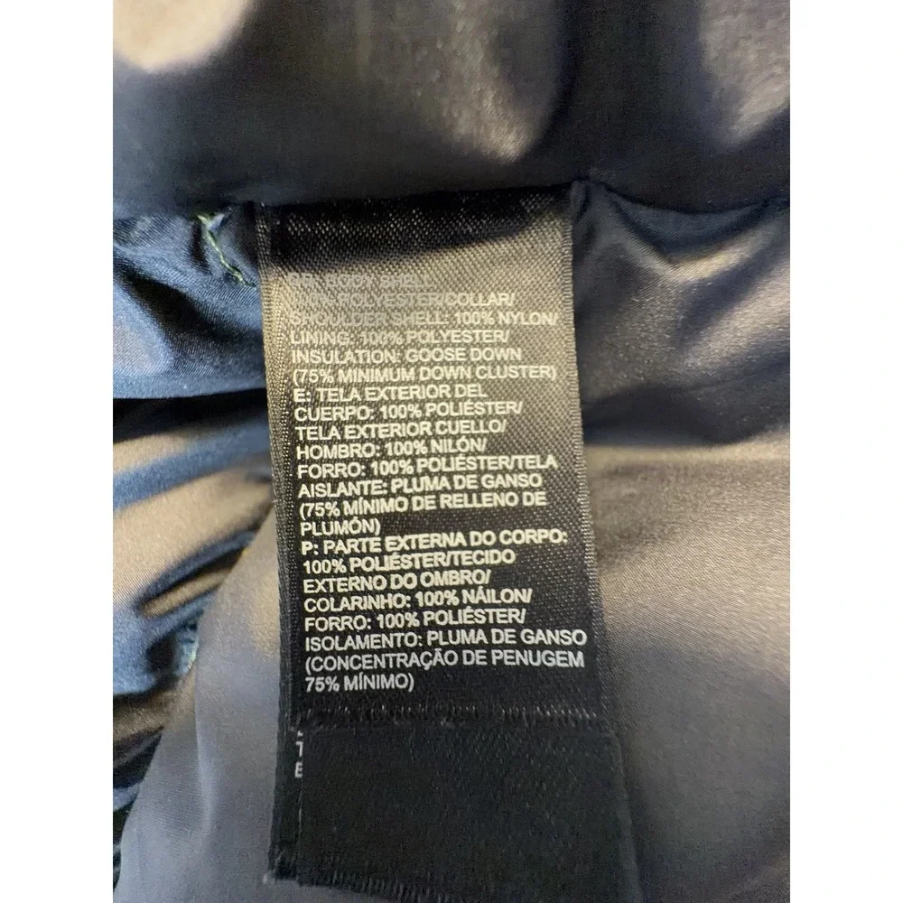 The North Face Nuptse 700 Down Vest Mens L Green Camo Puffer NF00C760